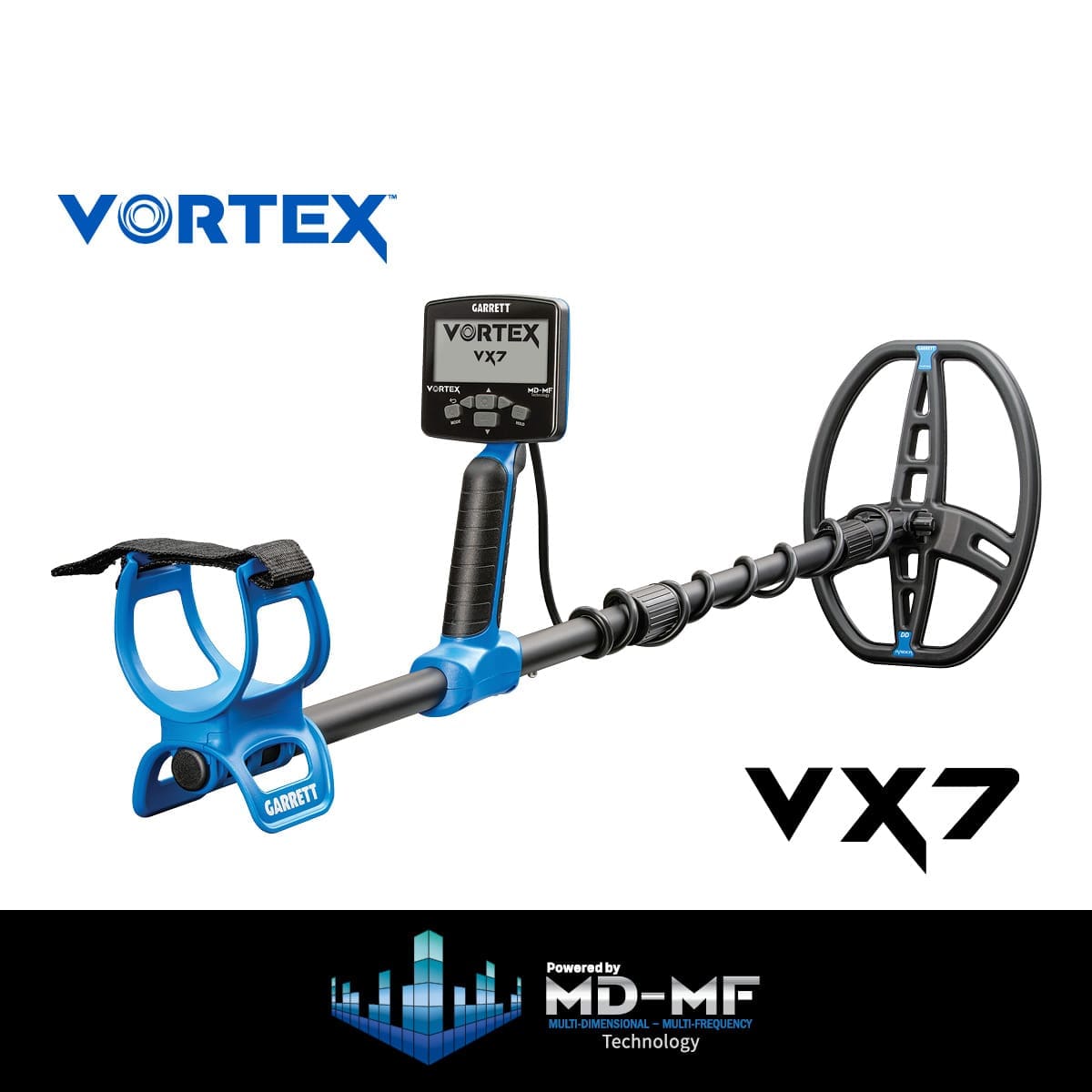 Aksaray Garrett Vortex VX7 Dedektör - Katlanabilir gövde, taşıma ve araç içinde saklama tarafında Vortex ailesinin pratik avantajıdır.