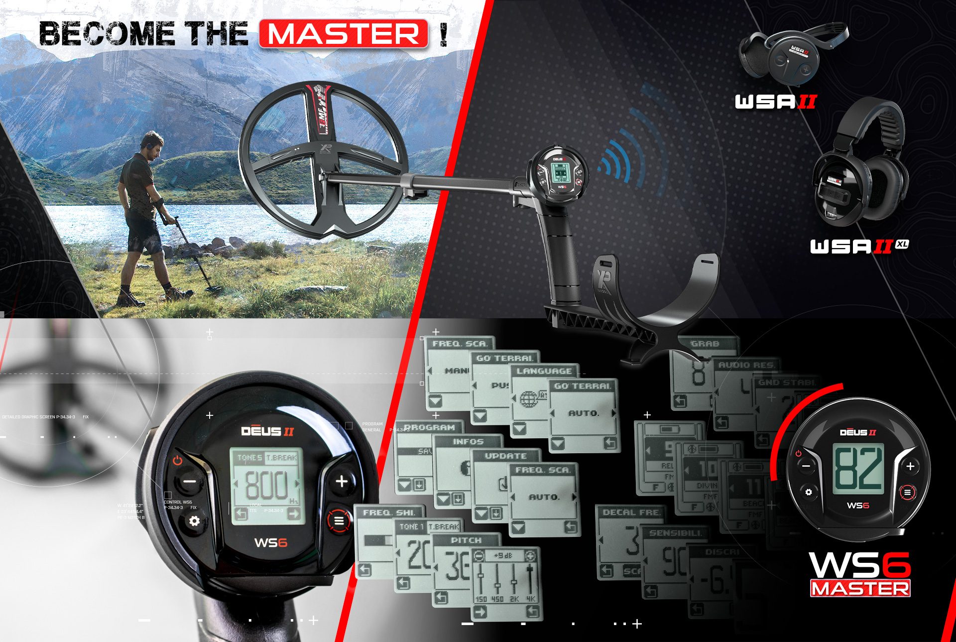 Aksaray XP Deus II WS6 MASTER - XP WS6 MASTER Deus 2 saha ve su kullanımı